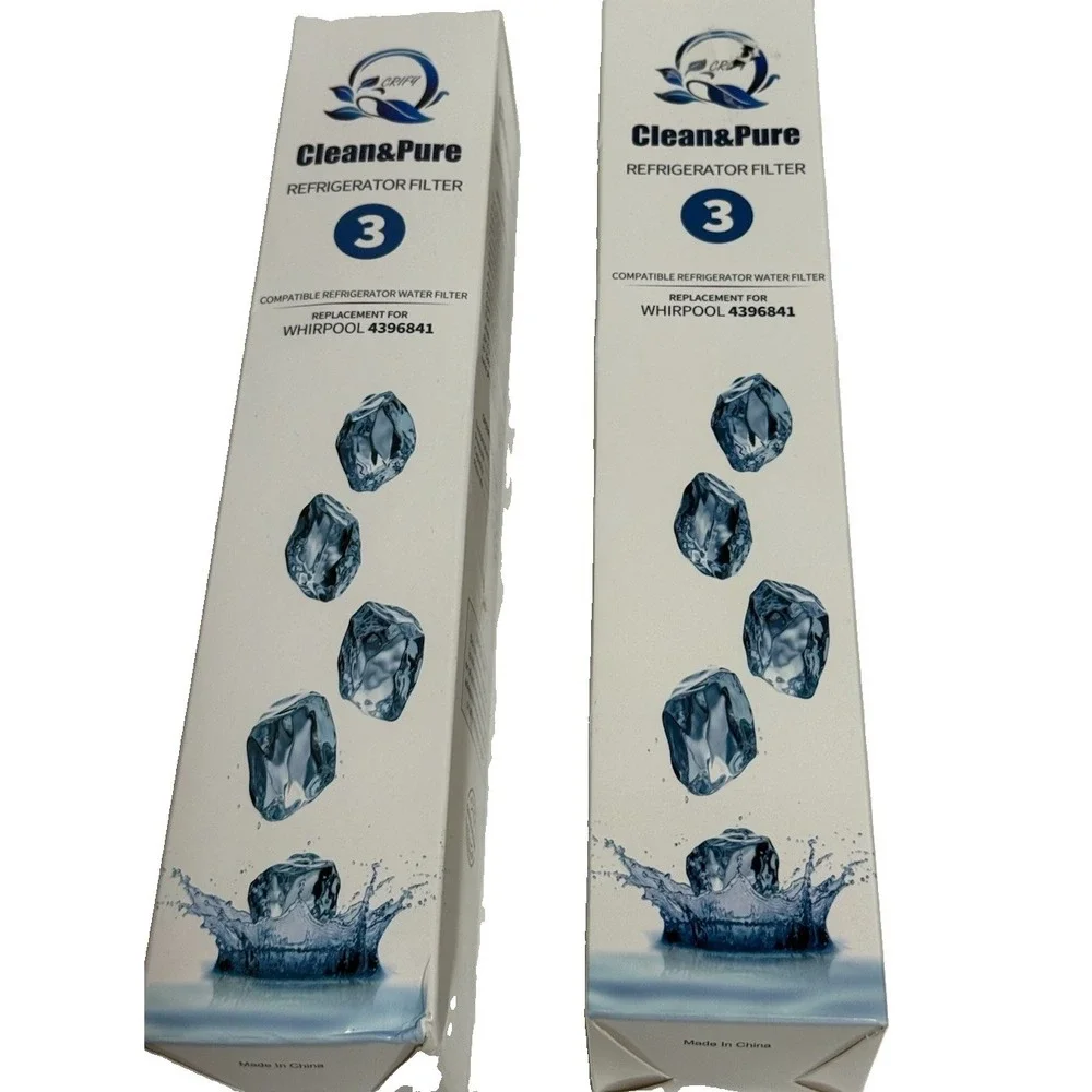 2-Pack CRIFY Clean&Pure Filter 3 Refrigerator Water Filter 4396841   NEW